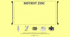 Desktop Screenshot of bistrotzinc.com